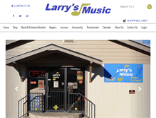 Tablet Screenshot of larrysmusic.com